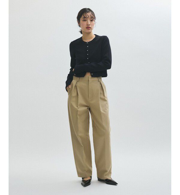 ADAM ET ROPE'「【サステナブル】クールタッチロングスリーブカーディガン」|カーディガン|