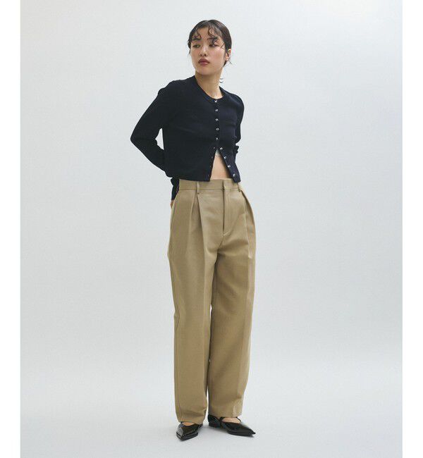 ADAM ET ROPE'「【サステナブル】クールタッチロングスリーブカーディガン」|カーディガン|