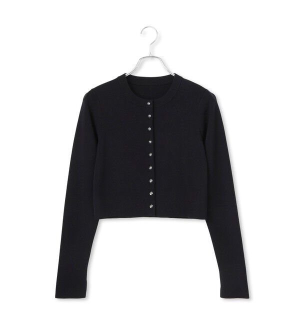 ADAM ET ROPE'「【サステナブル】クールタッチロングスリーブカーディガン」|カーディガン|