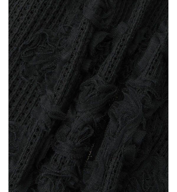 ADAM ET ROPE'「【WEB限定】チュールブルゾン」|ブルゾン・スタジャン|