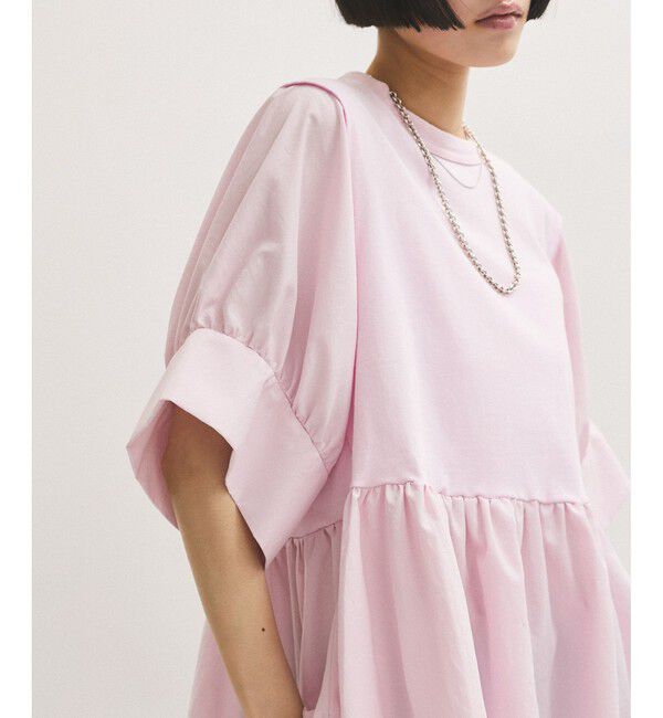 ADAM ET ROPE'「【新色追加】・【サステナブル】バウンスカフスプルオーバー」|Tシャツ・カットソー|