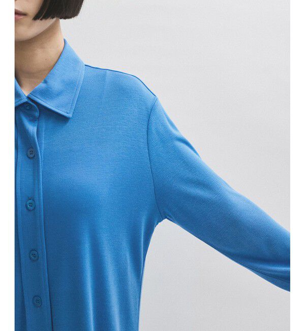 ADAM ET ROPE'「ポロシャツライクカットソーワンピース」|ワンピース|