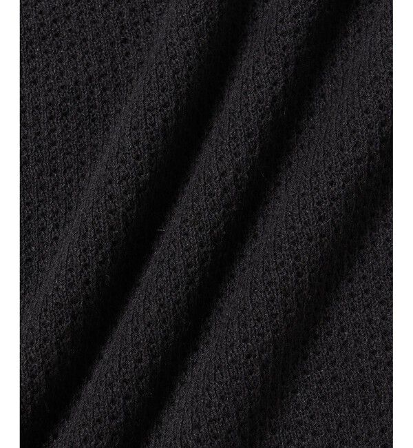 ADAM ET ROPE'「コットンリネン メッシュ編み ニットベスト / ロングシーズン着用可能」|ベスト・ジレ|
