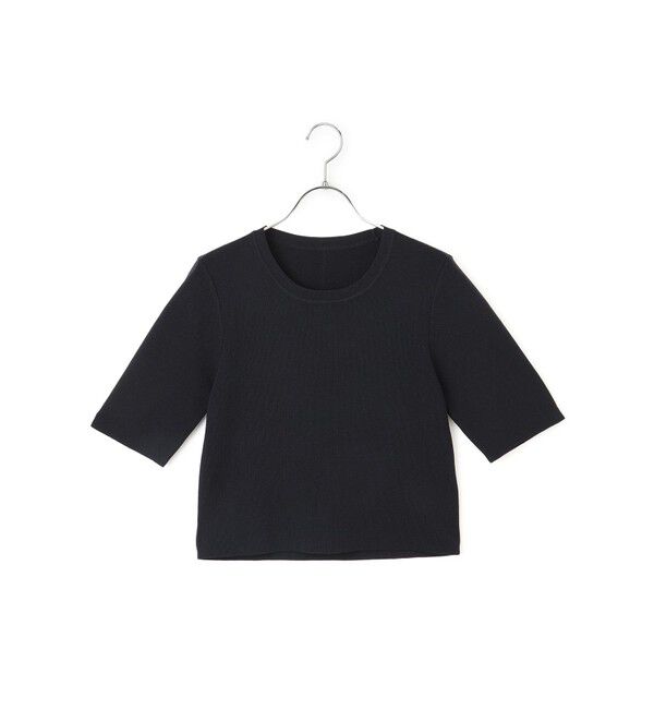 ADAM ET ROPE'「【サステナブル】クールタッチニットTシャツ」|Tシャツ・カットソー|