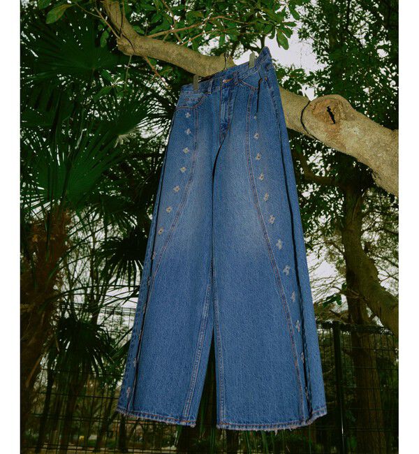 ADAM ET ROPE'「イノセンスフラワーデニム」|デニム|