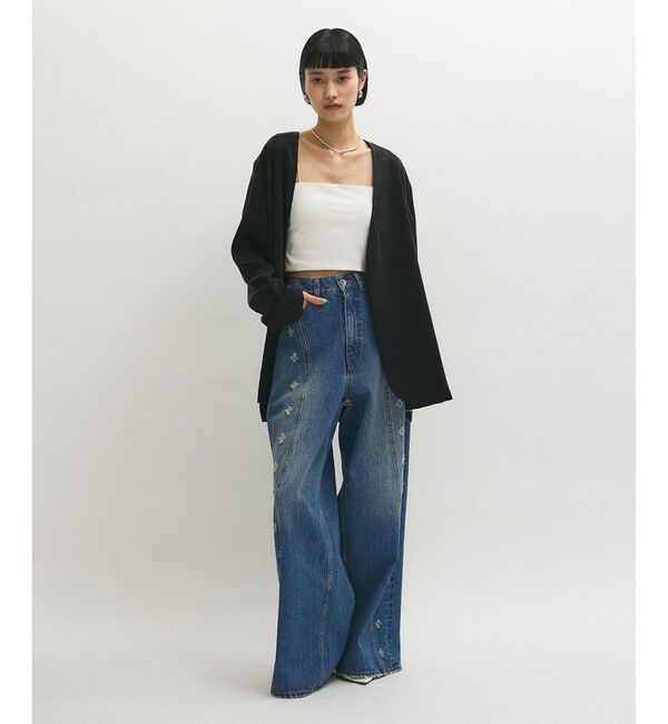 ADAM ET ROPE'「イノセンスフラワーデニム」|デニム|