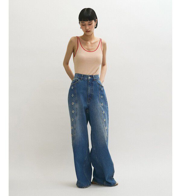 ADAM ET ROPE'「イノセンスフラワーデニム」|デニム|