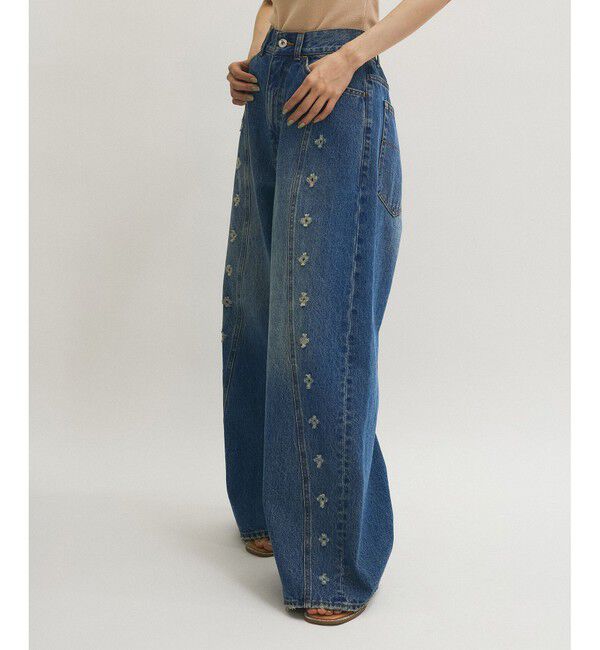 ADAM ET ROPE'「イノセンスフラワーデニム」|デニム|