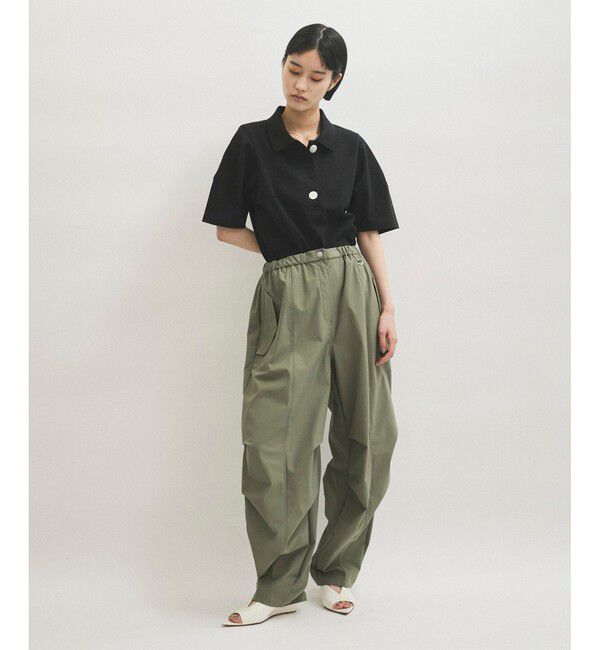 ADAM ET ROPE'「コクーンスリーブポロシャツ」|ポロシャツ|