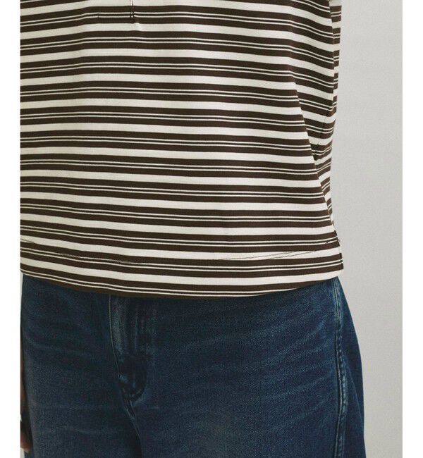 ADAM ET ROPE'「コクーンスリーブポロシャツ」|ポロシャツ|