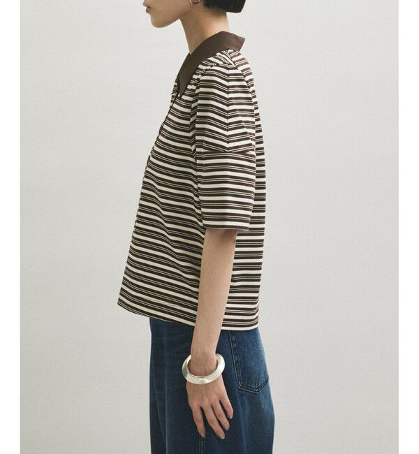 ADAM ET ROPE'「コクーンスリーブポロシャツ」|ポロシャツ|