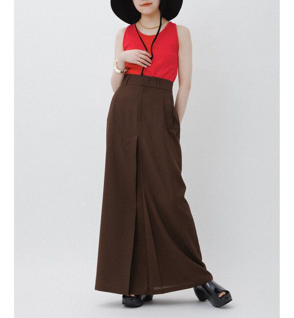 ADAM ET ROPE'「カップインサークルカットアメスリタンクトップ」|タンクトップ|