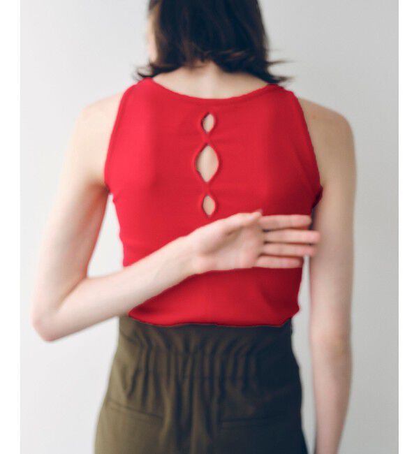 ADAM ET ROPE'「カップインサークルカットアメスリタンクトップ」|タンクトップ|