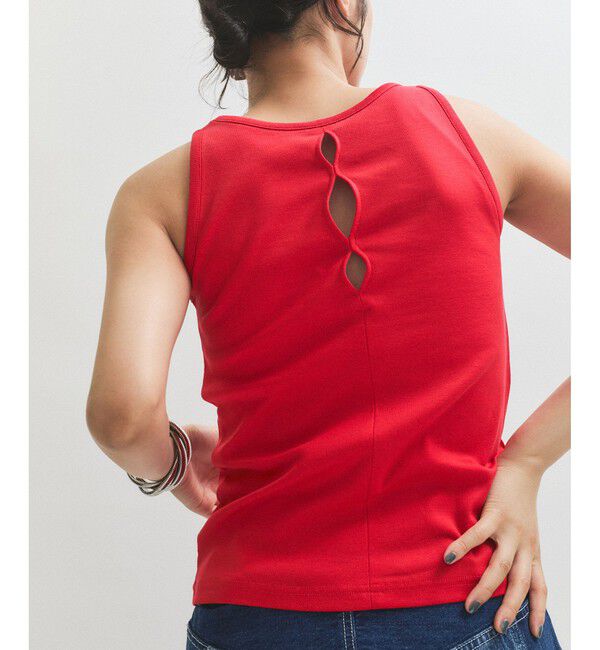 ADAM ET ROPE'「カップインサークルカットアメスリタンクトップ」|タンクトップ|