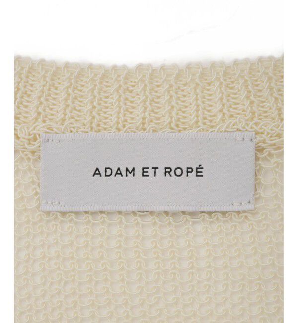 ADAM ET ROPE'「シアーVネックトップス」|Tシャツ・カットソー|