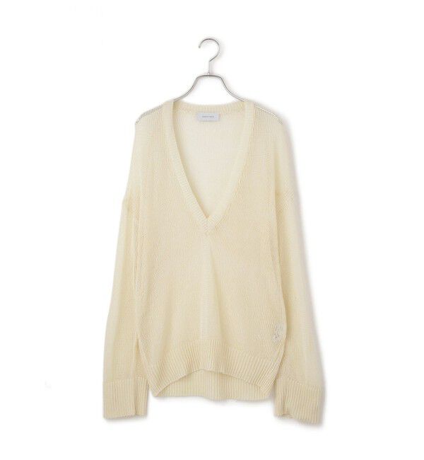 ADAM ET ROPE'「シアーVネックトップス」|Tシャツ・カットソー|