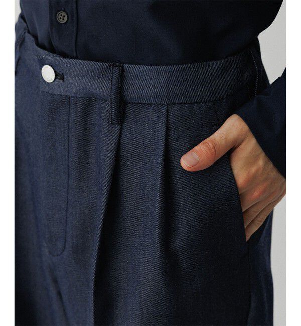 ADAM ET ROPE'「【NIKKE】ワイド イージー デニム スラックス / ADAM ET ROPE' JEANS -GRID-」|デニム|