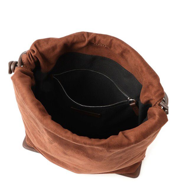 ADAM ET ROPE'「【サステナブル】アーティフシャルレザー巾着バッグ」|ショルダー・メッセンジャー|