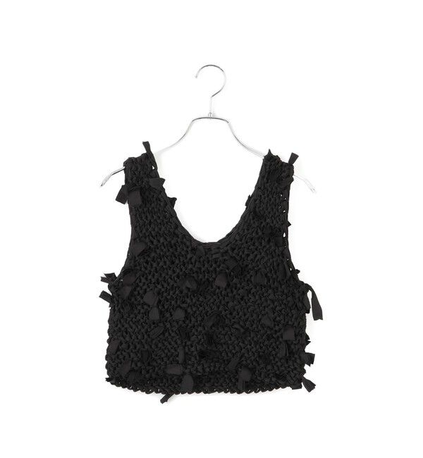 ADAM ET ROPE'「テープヤーンベスト」|ベスト・ジレ|