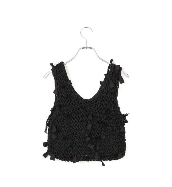 ADAM ET ROPE'「テープヤーンベスト」|ベスト・ジレ|