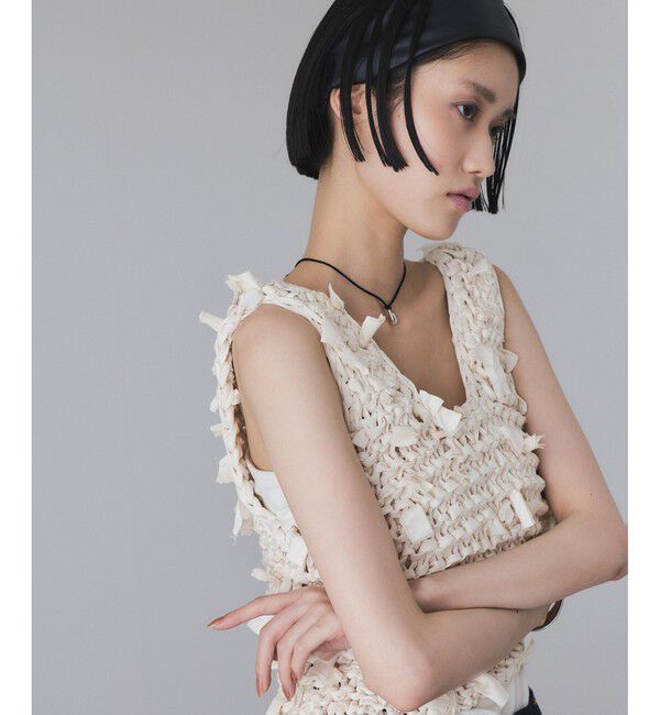 ADAM ET ROPE'「テープヤーンベスト」|ベスト・ジレ|キナリ(16)