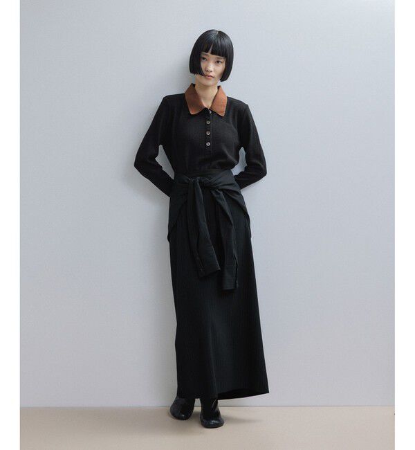 ADAM ET ROPE'「【WEB限定】ロングスリーブポロシャツ」|ポロシャツ|