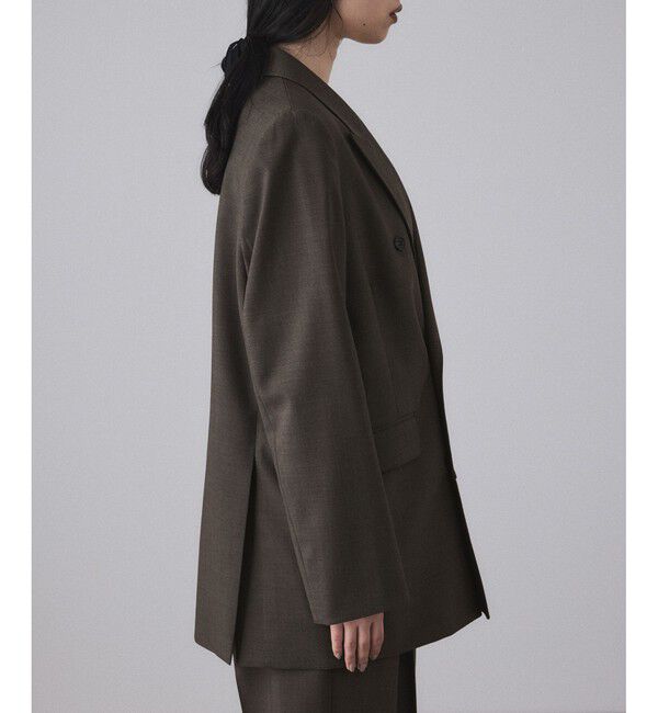 ADAM ET ROPE'「【EMOELLE】ボックスジャケット」|テーラードジャケット|