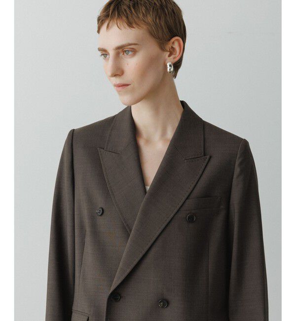 ADAM ET ROPE'「【EMOELLE】ボックスジャケット」|テーラードジャケット|