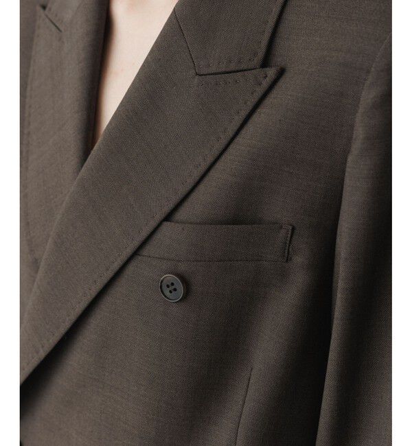 ADAM ET ROPE'「【EMOELLE】ボックスジャケット」|テーラードジャケット|