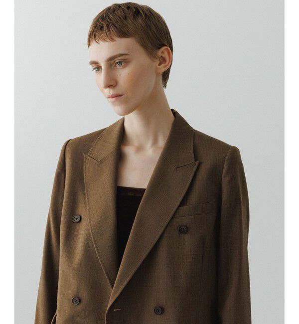 ADAM ET ROPE'「【EMOELLE】ボックスジャケット」|テーラードジャケット|