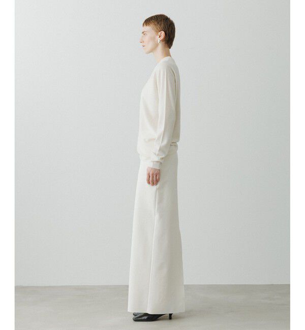 ADAM ET ROPE'「【EMOELLE】バックスリットIラインロングスカート」|スカート|