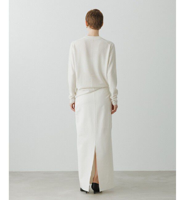 ADAM ET ROPE'「【EMOELLE】バックスリットIラインロングスカート」|スカート|