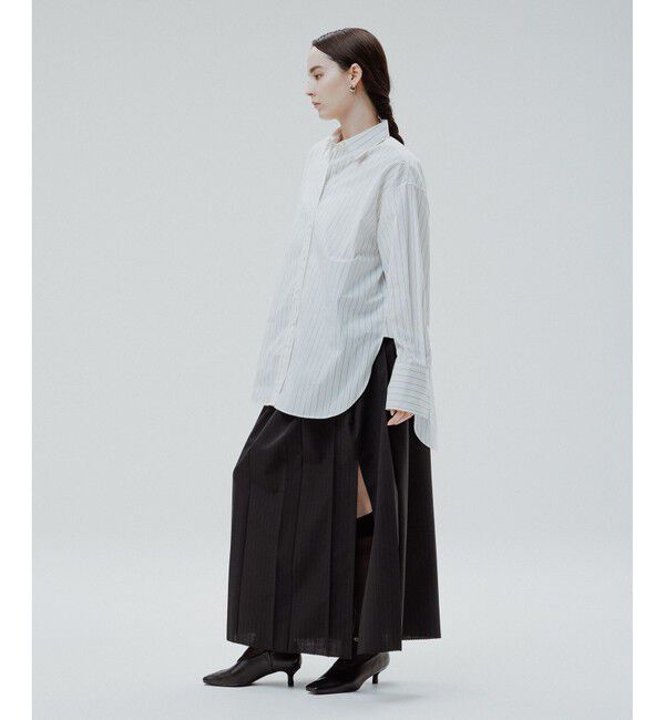 ADAM ET ROPE'「【EMOELLE】スクエアレザーパンプス」|パンプス|