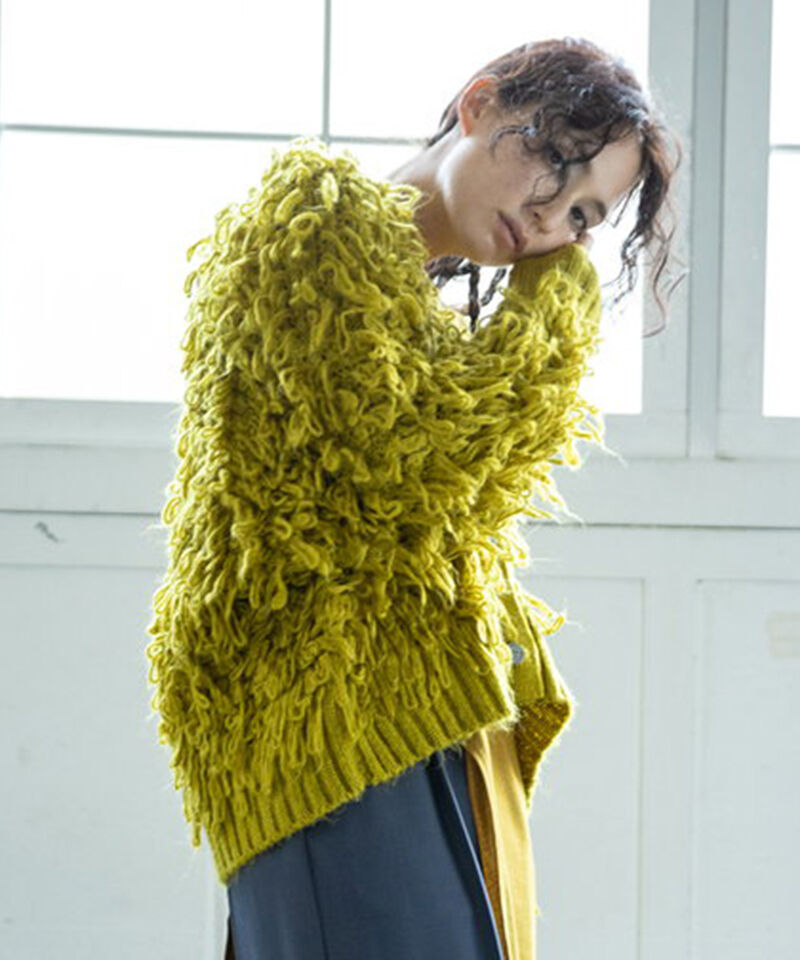  「ループニットカーディガン」|ニット・セーター|OLIVE