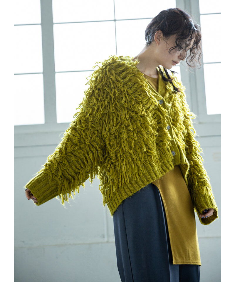  「ループニットカーディガン」|ニット・セーター|