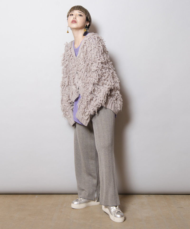  「ループニットカーディガン」|ニット・セーター|