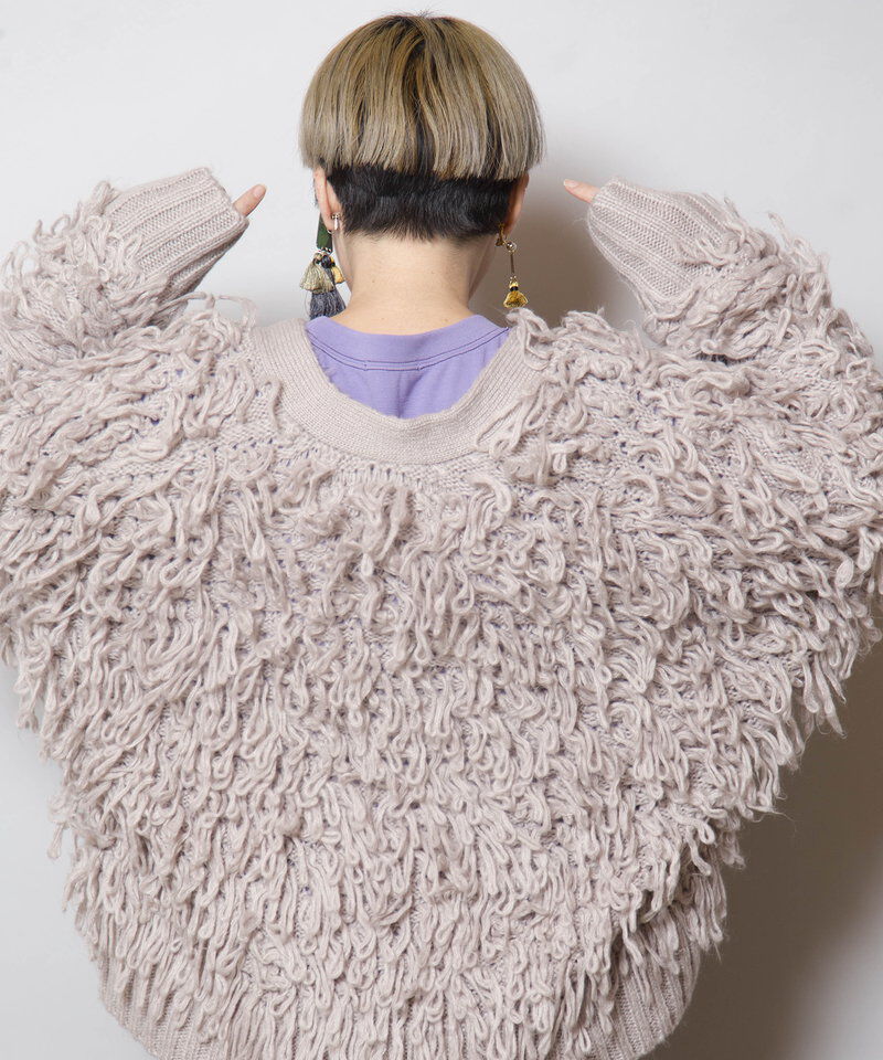  「ループニットカーディガン」|ニット・セーター|