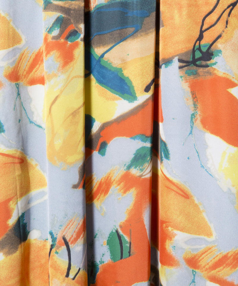  「プリントフレアースカート」|フレア|