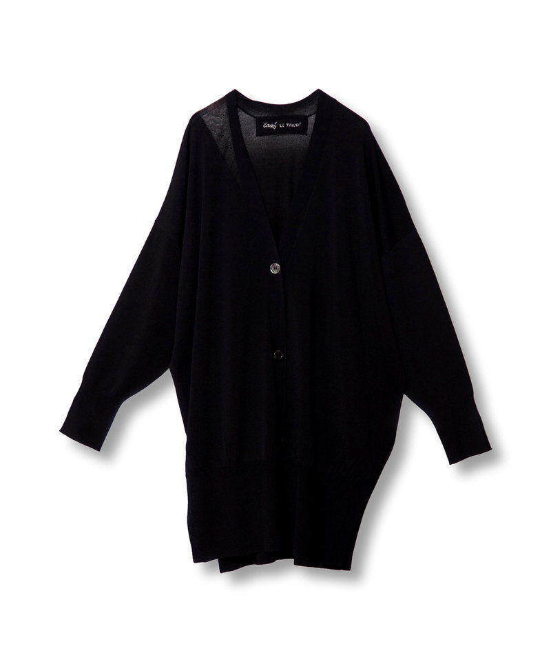  「シアー切替ニットカーディガン」|ニット・セーター|