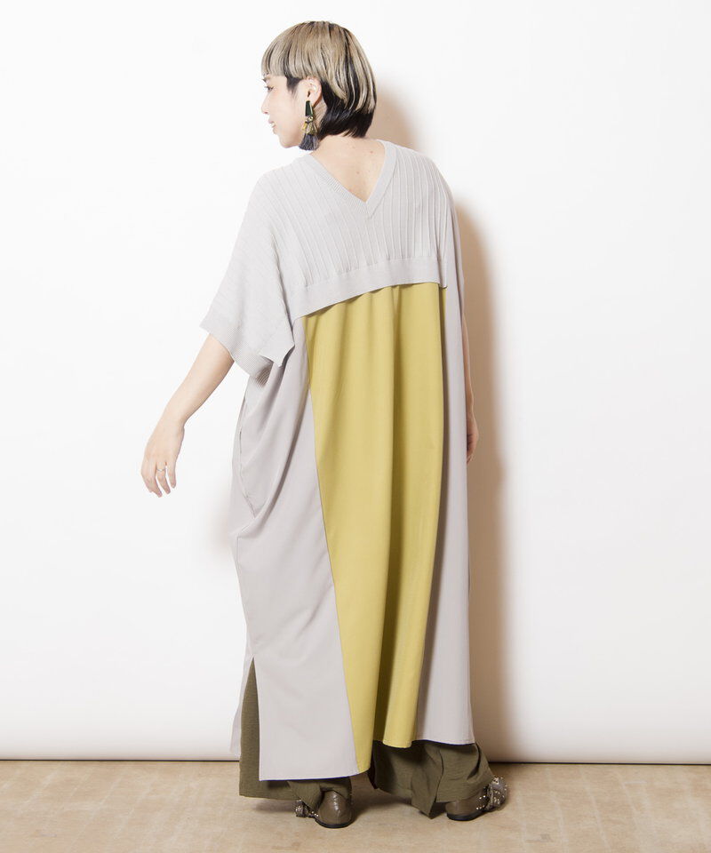  「2WAY切替ニットワンピース」|ワンピース|