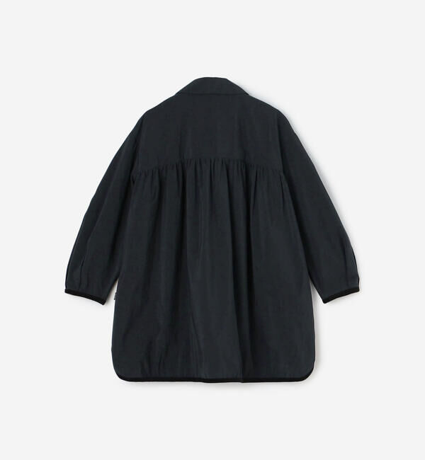 ORCIVAL「ORCIVAL | ツイル ギャザーコート WOMEN」|ステンカラーコート|