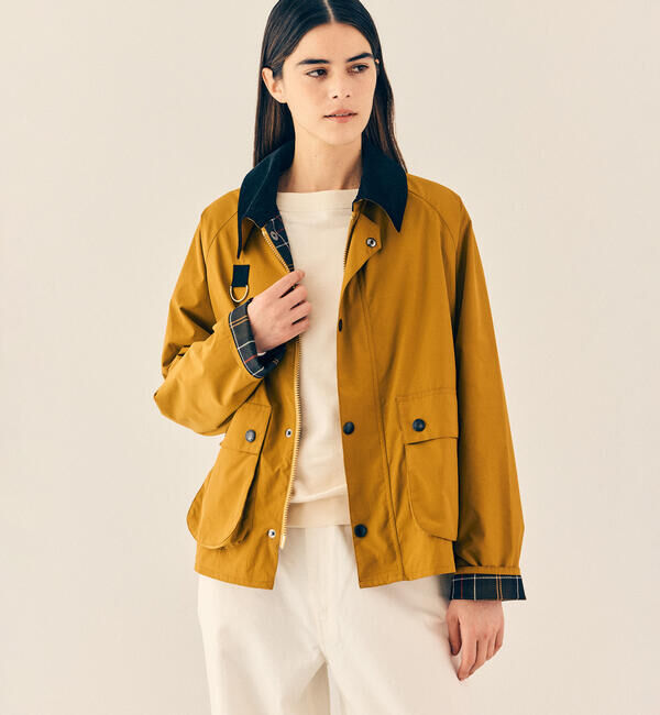  「Barbour | 〈別注〉BLYTH ショートジャケット WOMEN」|テーラードジャケット|YELLOW