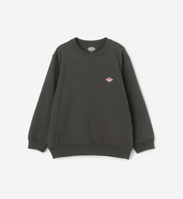 DANTON「DANTON | キッズ 長袖スウェットTシャツ SOLID」|Tシャツ・カットソー|DKGREY