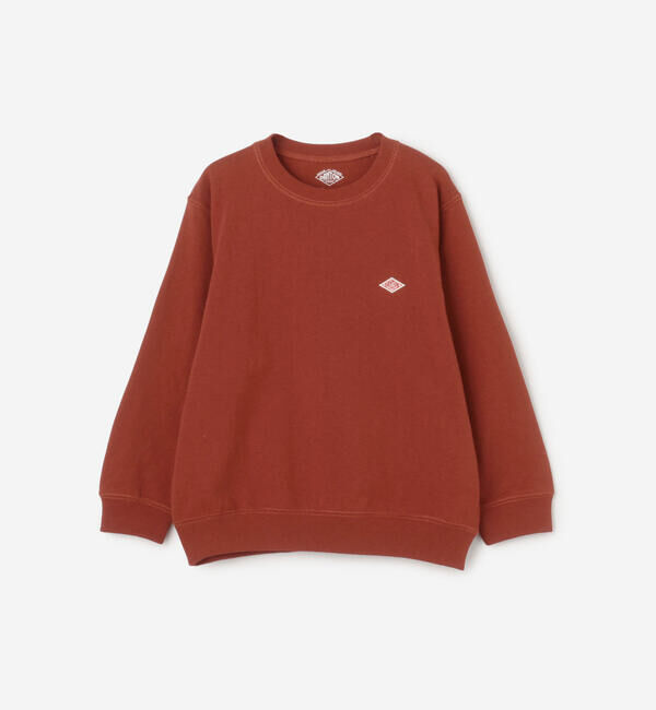 DANTON「DANTON | キッズ 長袖スウェットTシャツ SOLID」|Tシャツ・カットソー|RED