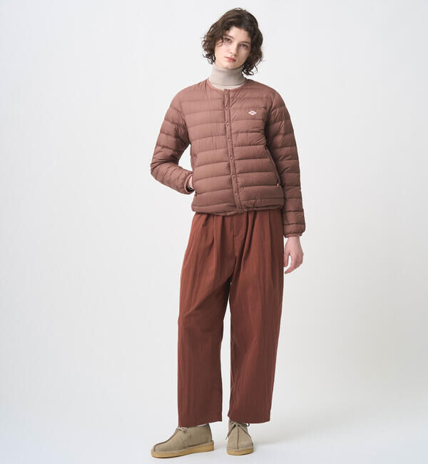 DANTON「DANTON | 2タックイージーパンツ WOMEN」|チノ|