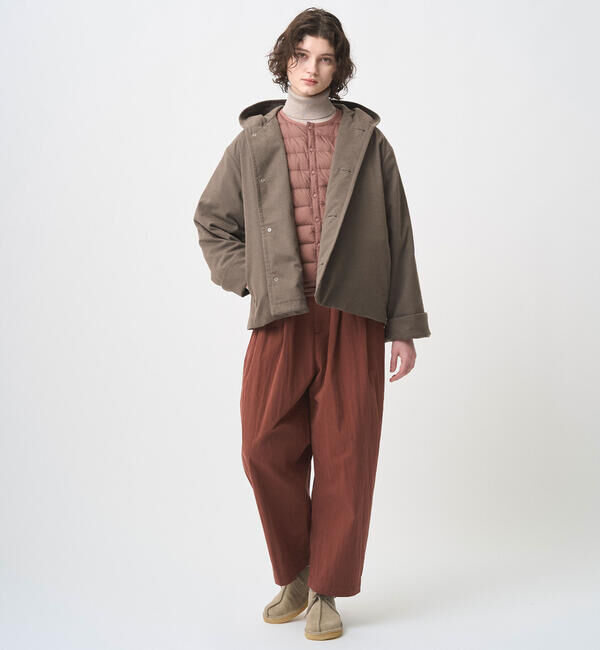 DANTON「DANTON | 2タックイージーパンツ WOMEN」|チノ|