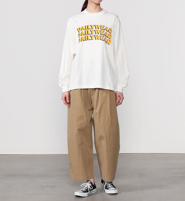 DANTON「DANTON | 2タックイージーパンツ WOMEN」|チノ|