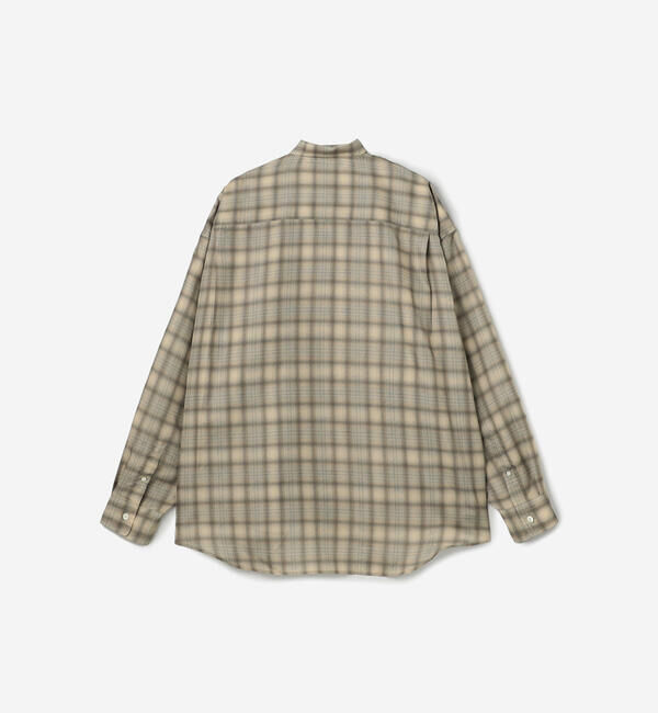 GYMPHLEX「Gymphlex | ポリエステルローン レギュラーカラーシャツ CHECK MEN」|シャツ・ブラウス|