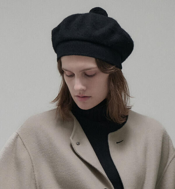  「MACKIE | ポンポン ウール フェルトベレー WOMEN」|ハット|