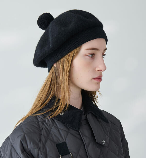  「MACKIE | ポンポン ウール フェルトベレー WOMEN」|ハット|